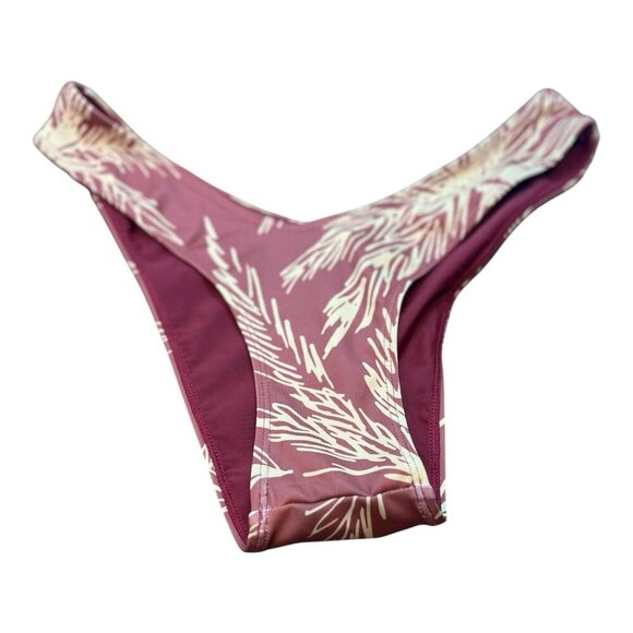 Charlie Holiday Valerie Bikini Bottom Medium Brown Isle Of Palms Tropical Beach - Picture 5 of 7